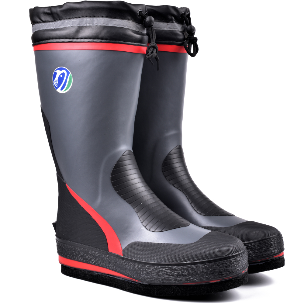 Non Slip Felt Sole Knee High Waterproof Fishing Boots – Fishing Shoes