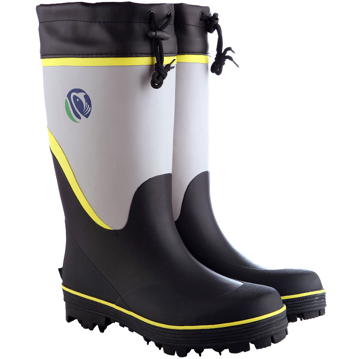 Men's Steel Toe PVC Rain Boots - Waterproof, Non-Slip Work & Fishing Boots