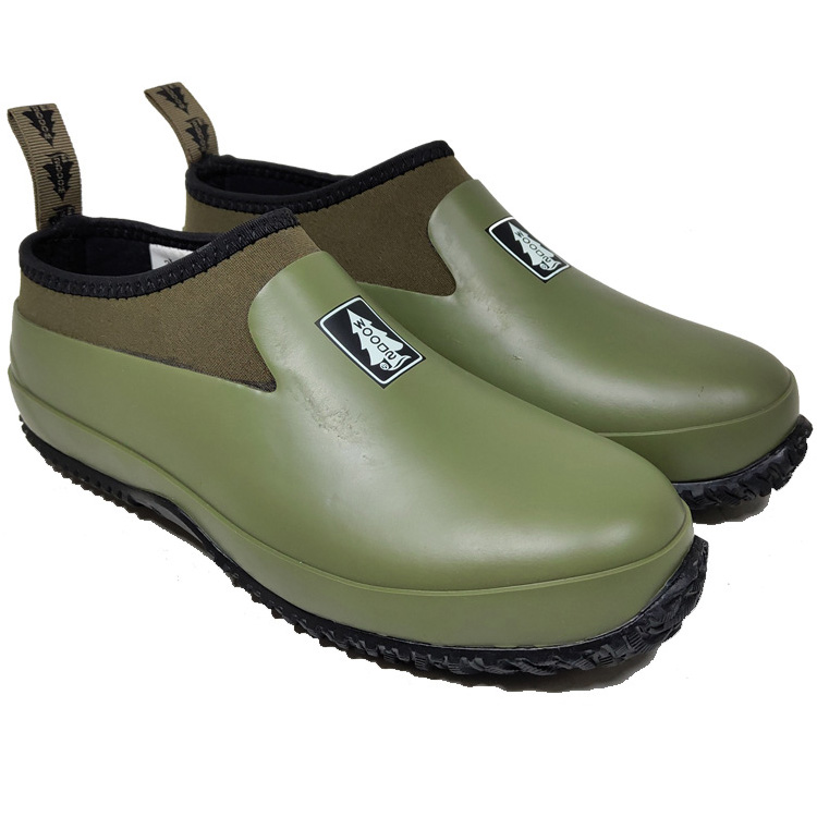 Waterproof Low Cut Rubber Boots For 