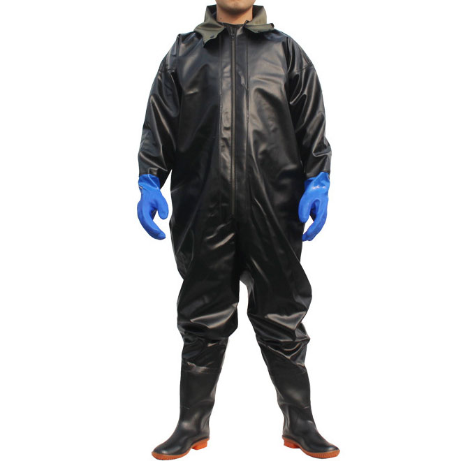 Full Body Waders With Boots Gloves And Hood – Fishing Shoes