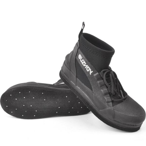 Felt Wading Boots Mid Top Rock Fishing Shoes