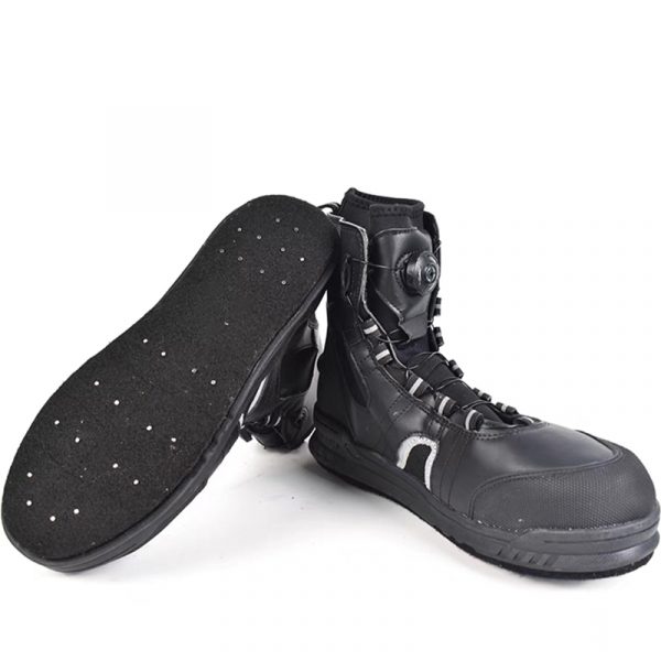 Non Slip Felt Fly Fishing Boots Safety Shoes With Boa System